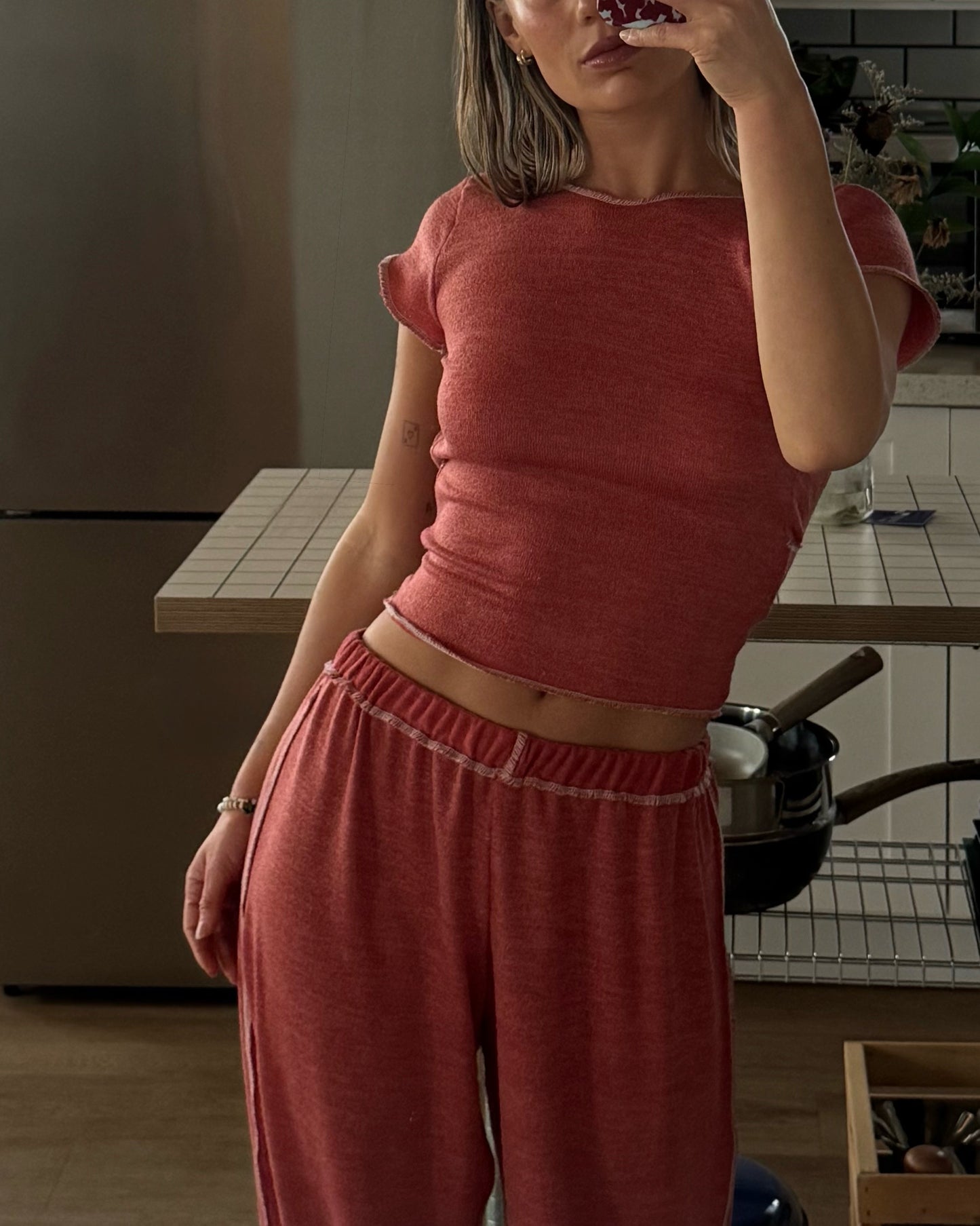 The Wrap Tee / SUGARPLUM