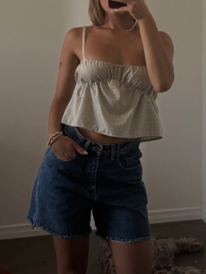 The Dolly Top / Gingham
