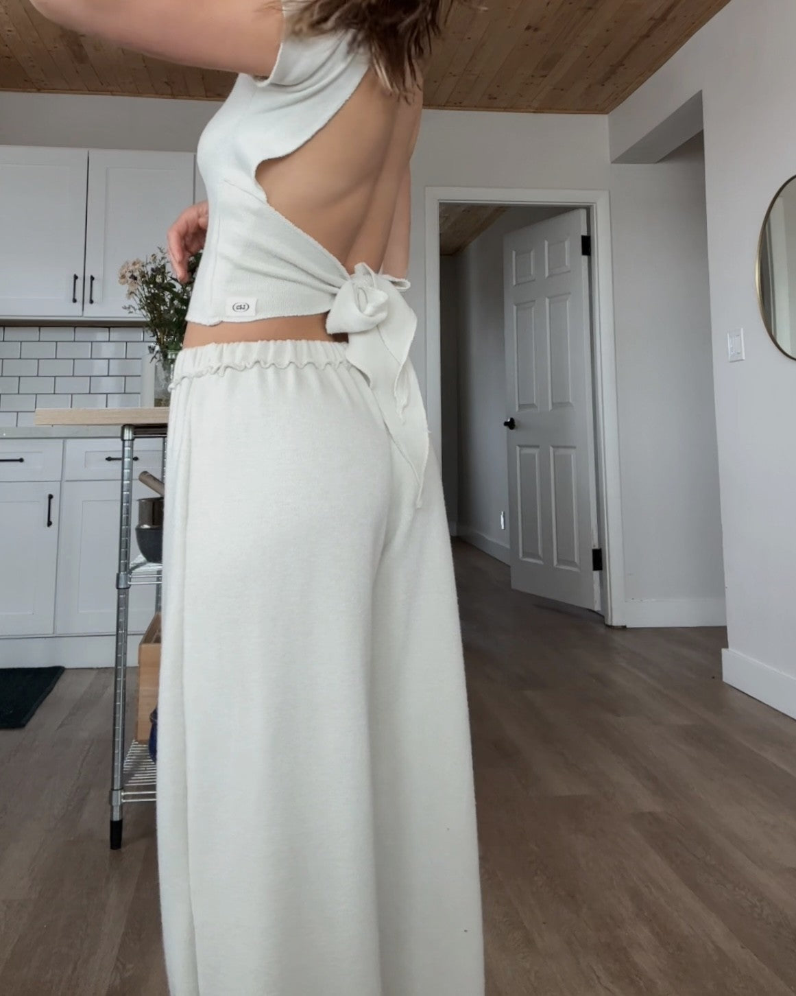 Knit Lounge Pants / VANILLA