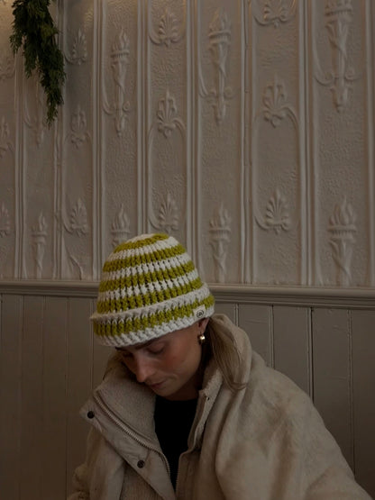 The Toque / KEY LIME STRIPE