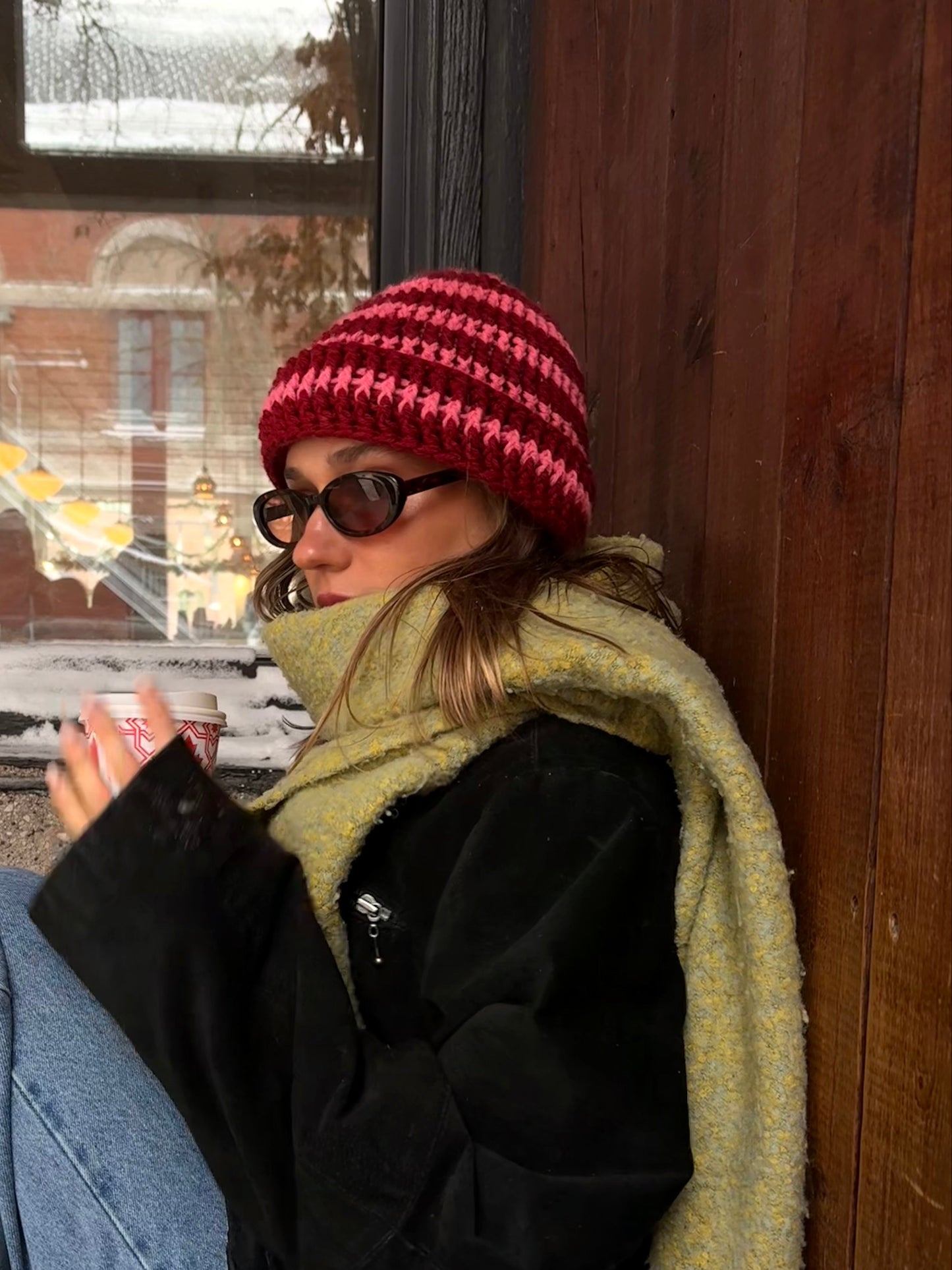 The Toque / CHERRY STRIPE