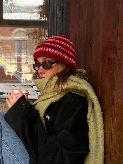 The Toque / CHERRY STRIPE