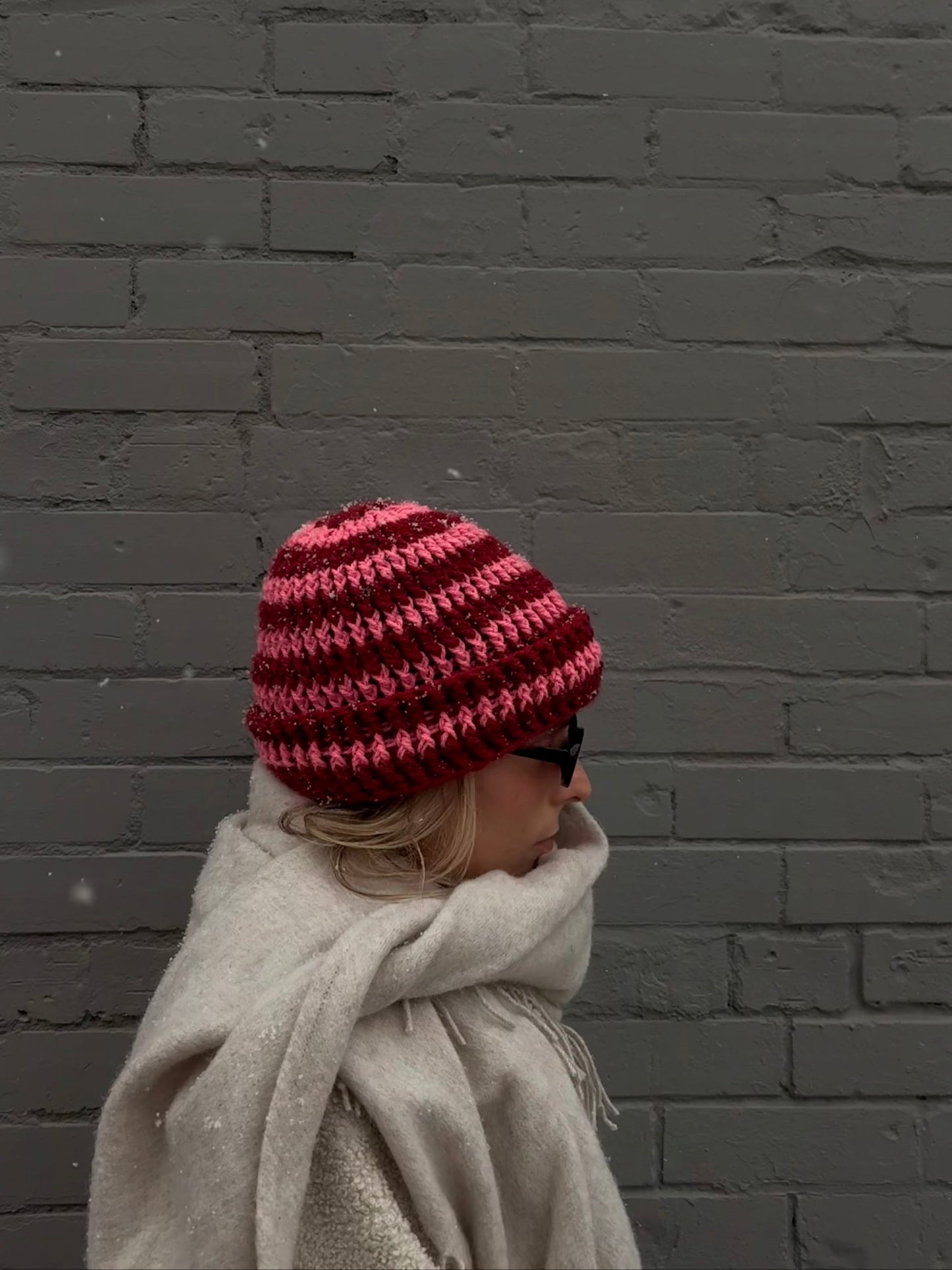 The Toque / CHERRY STRIPE