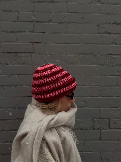 The Toque / CHERRY STRIPE