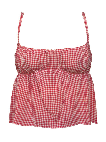 The Dolly Top / Cherry Gingham