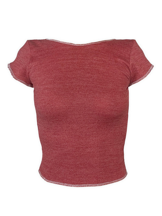The Wrap Tee / SUGARPLUM