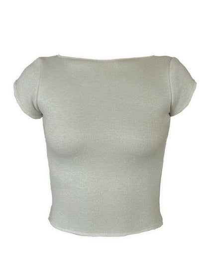 The Wrap Tee / VANILLA