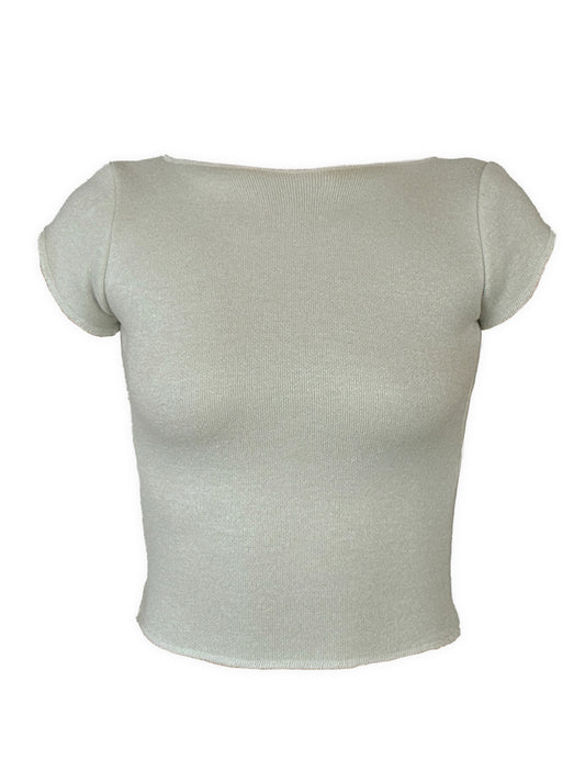 The Wrap Tee / VANILLA